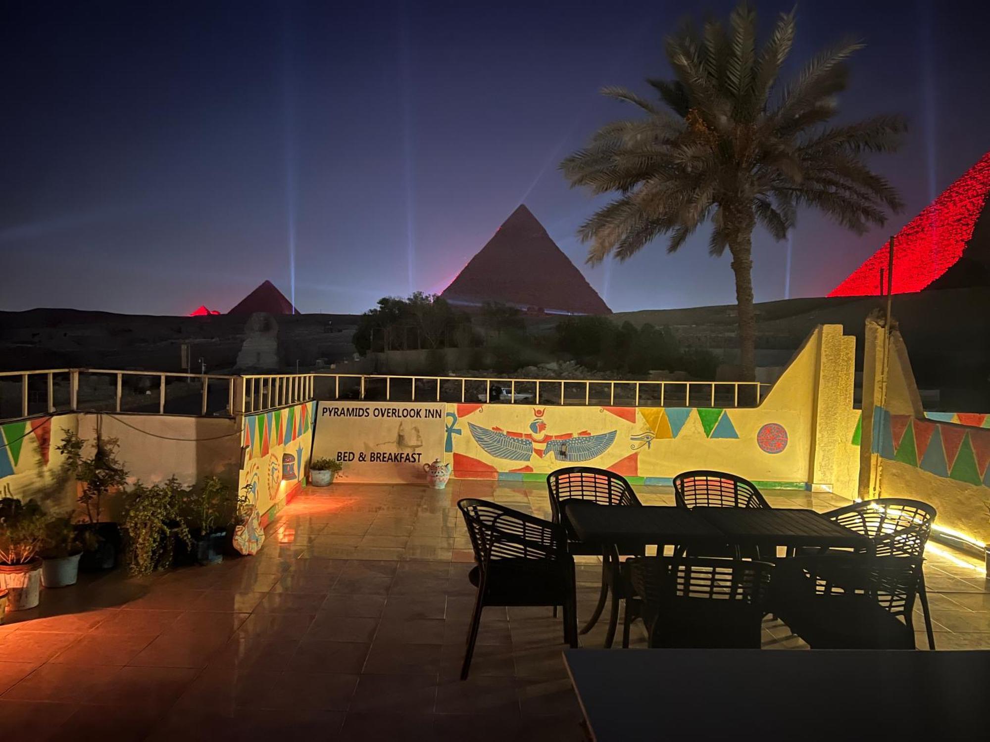 Pyramids Overlook Inn Kafret el-Gabal Zewnętrze zdjęcie